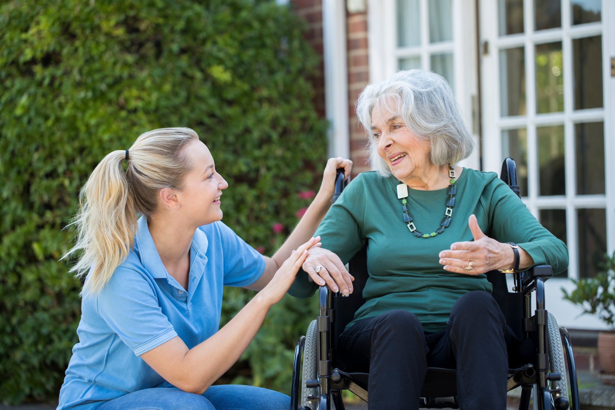WAF Senior Services team providing compassionate care
